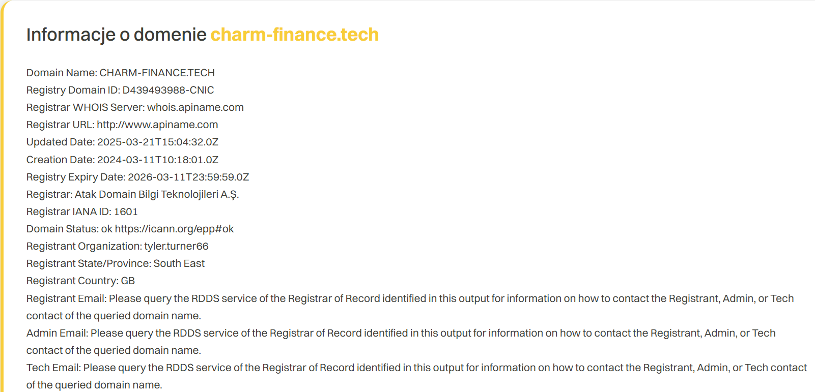 charm-finance-Informacje-o-domeni